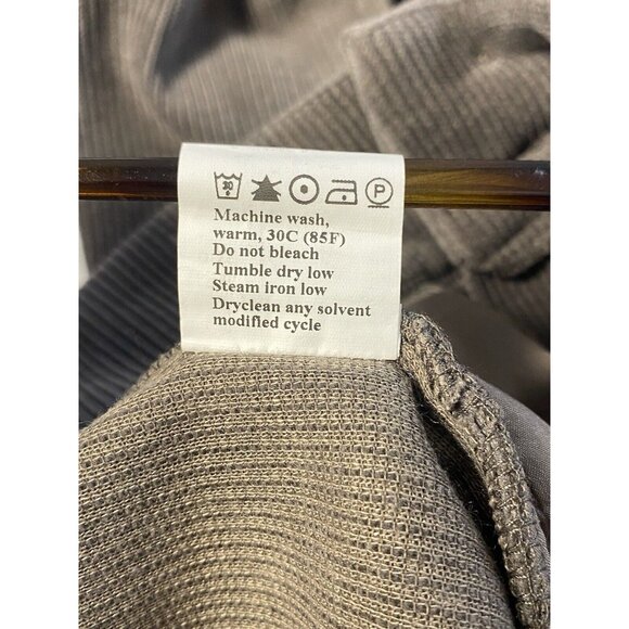 KIRUNDO Womens Chestnut Pockets Wide Leg Pants Sz 6 Chenille Blend Comfort - Picture 9 of 10